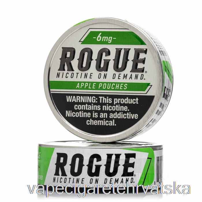 Vape Cigarete Rogue Nikotinske Vrećice - Jabuka 6 Mg (pakiranje Od 5 Komada)